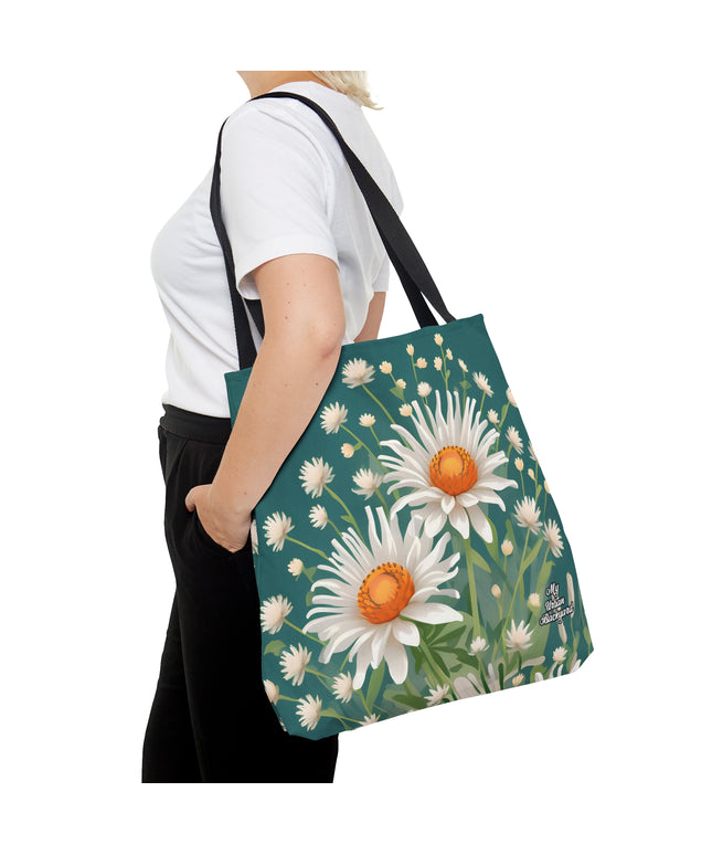 White Flowers, Tote Bag for Everyday Use - Durable and Functional