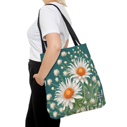 White Flowers, Tote Bag for Everyday Use - Durable and Functional