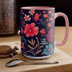 Night Blooming Wildflowers, Ceramic Coffee Mug