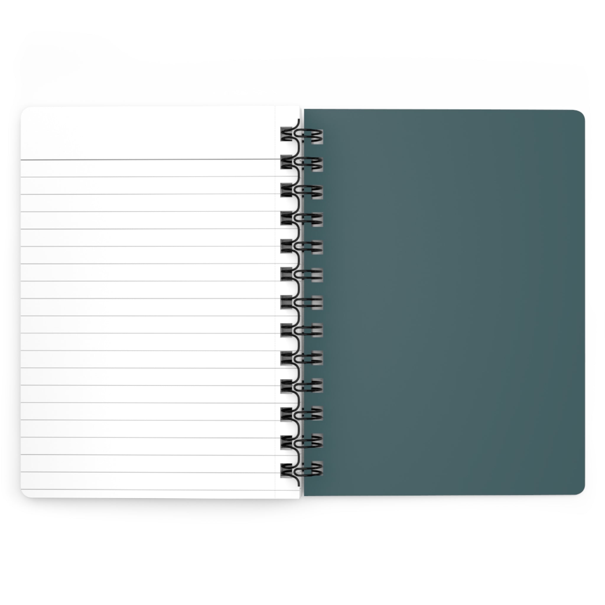 Art Deco Wolf Lined Spiral Journal