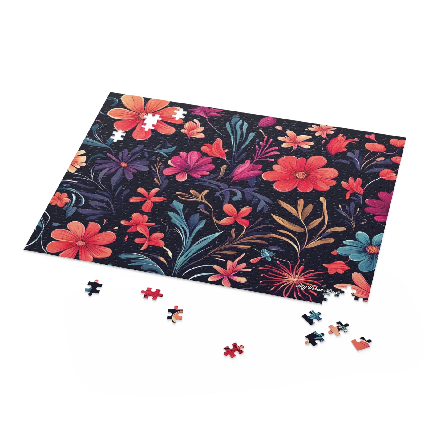 Night Blooming Wildflowers, Jigsaw Puzzle, (120, 252, or 500-Piece)