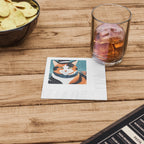 Winter Calico Cat Napkins