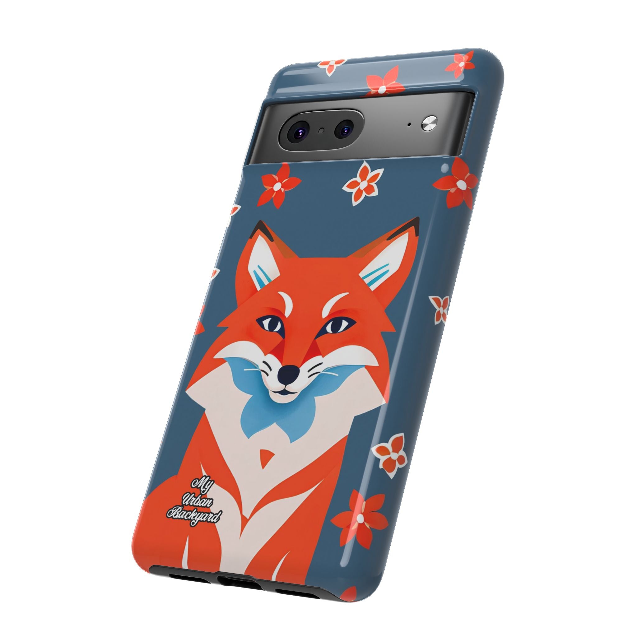 Fox with Flowers, Cell Phone Case - Apple, Samsung, Google Pixel