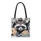 Rocco Pawsley, Raccoon Tote Bag with Cotton Handles For Everyday Use, 3 Sizes