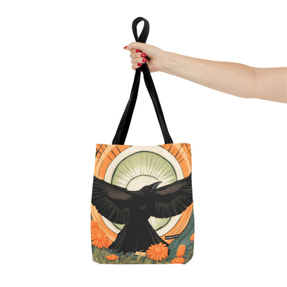 Flying Crow Tote Bag
