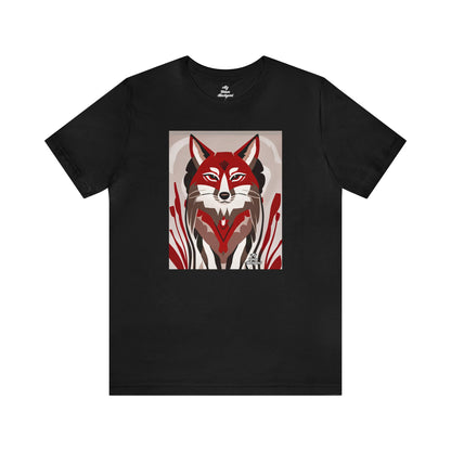 Red Coyote, Soft 100% Jersey Cotton T-Shirt, Unisex, Short Sleeve, Retail Fit