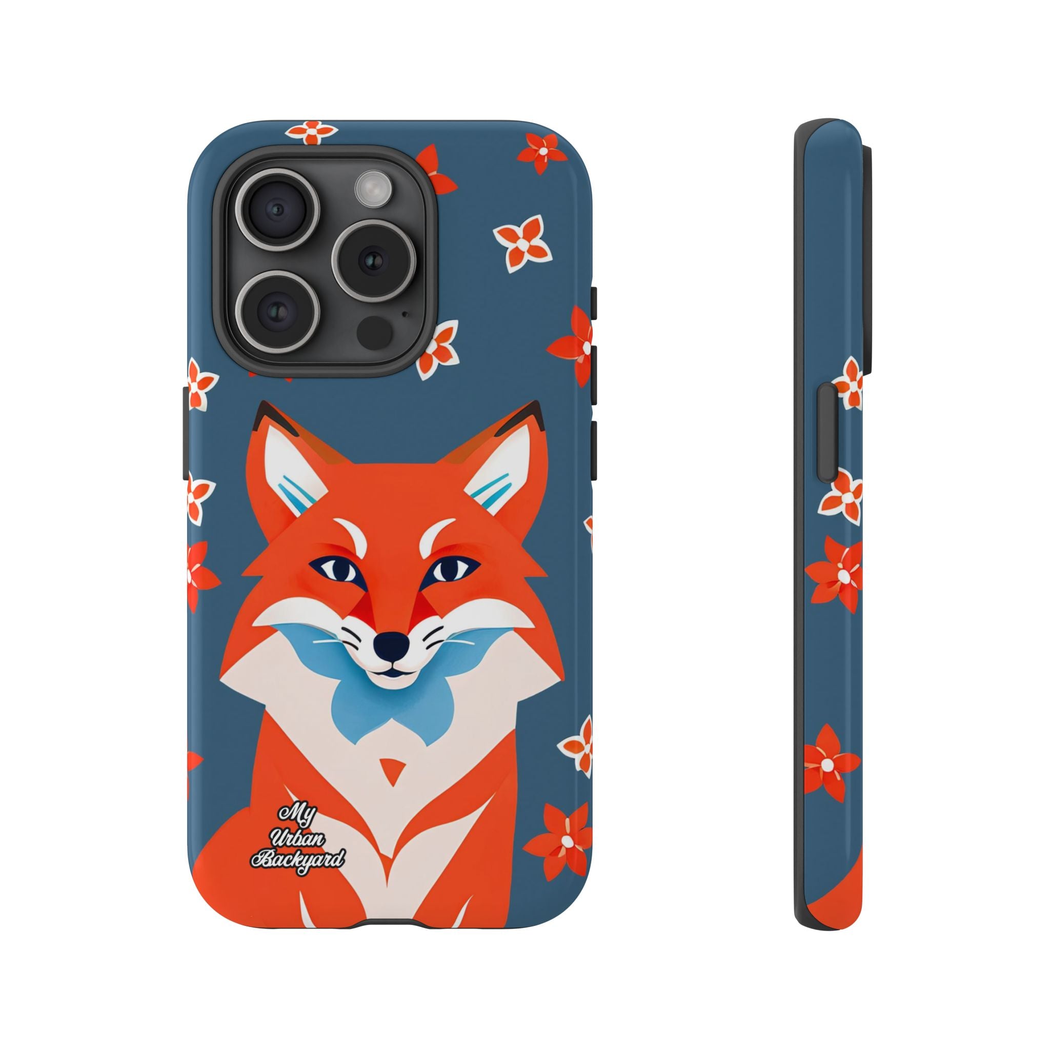 Fox with Flowers, Cell Phone Case - Apple, Samsung, Google Pixel