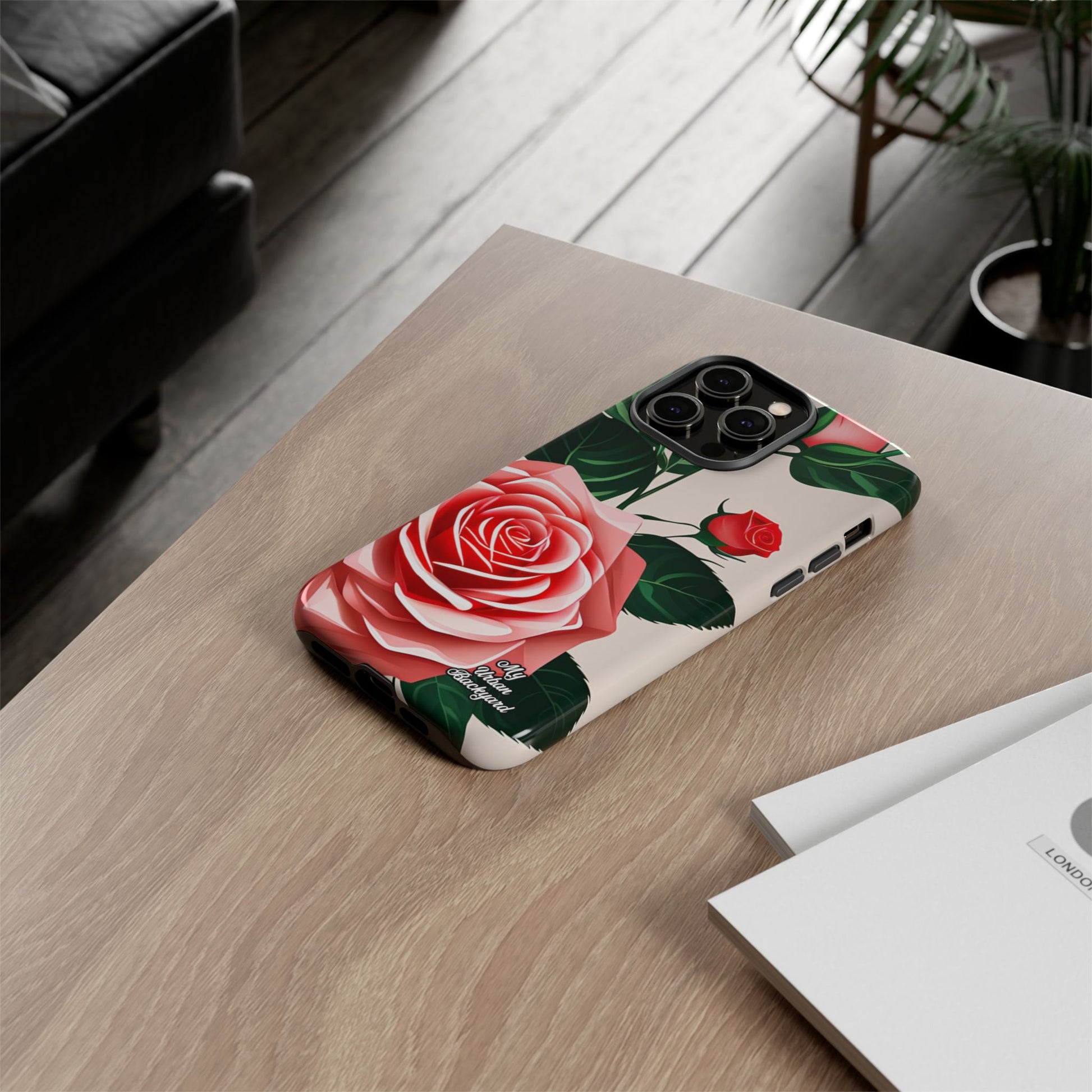 Pink Rose Flowers, Cell Phone Case - Apple, Samsung, Google Pixel