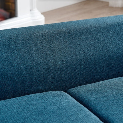 Modern Dog Sofa With Backrest And Armrests, 39.5" For Medium And Large Dogs, Blue or Grey