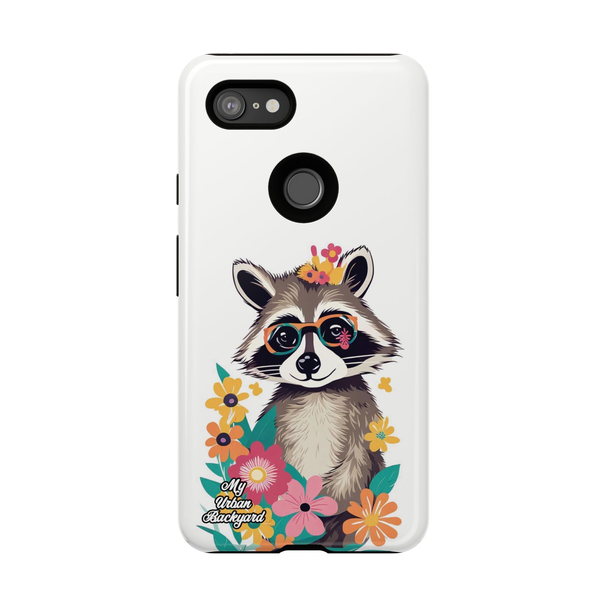 Raccoon with Glasses, Cell Phone Case - Apple, Samsung or Google Pixel