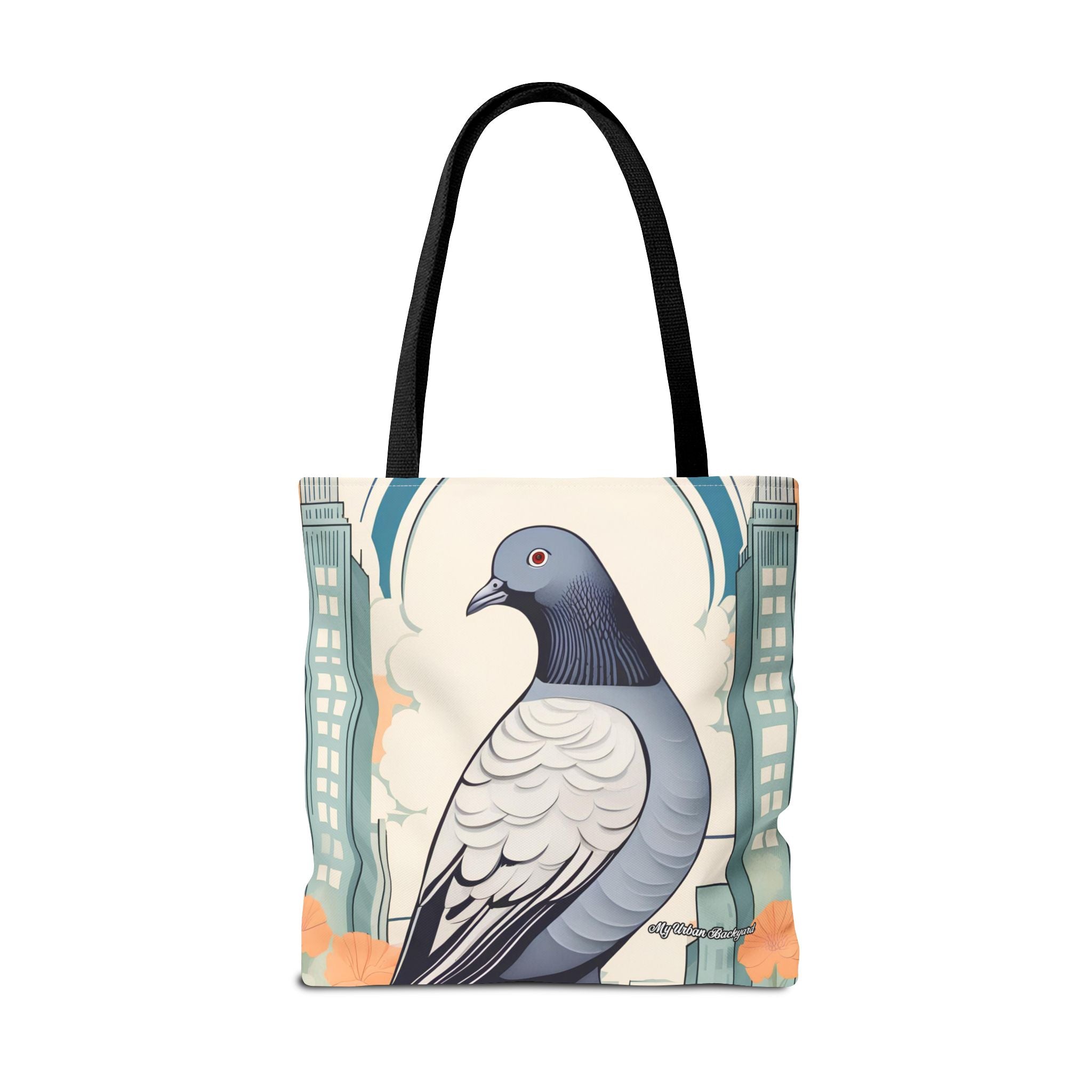 City Pigeon, Bird Tote Bag with Cotton Handles For Everyday Use, 3 Sizes