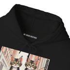 Cute Tabby Kittens Hooded Sweatshirt, Cozy Gift for Pet Owners, Cat Mom Hoodie, Cute Cat Sweatshirt, Cat-Themed Apparel, Animal Lover Gift