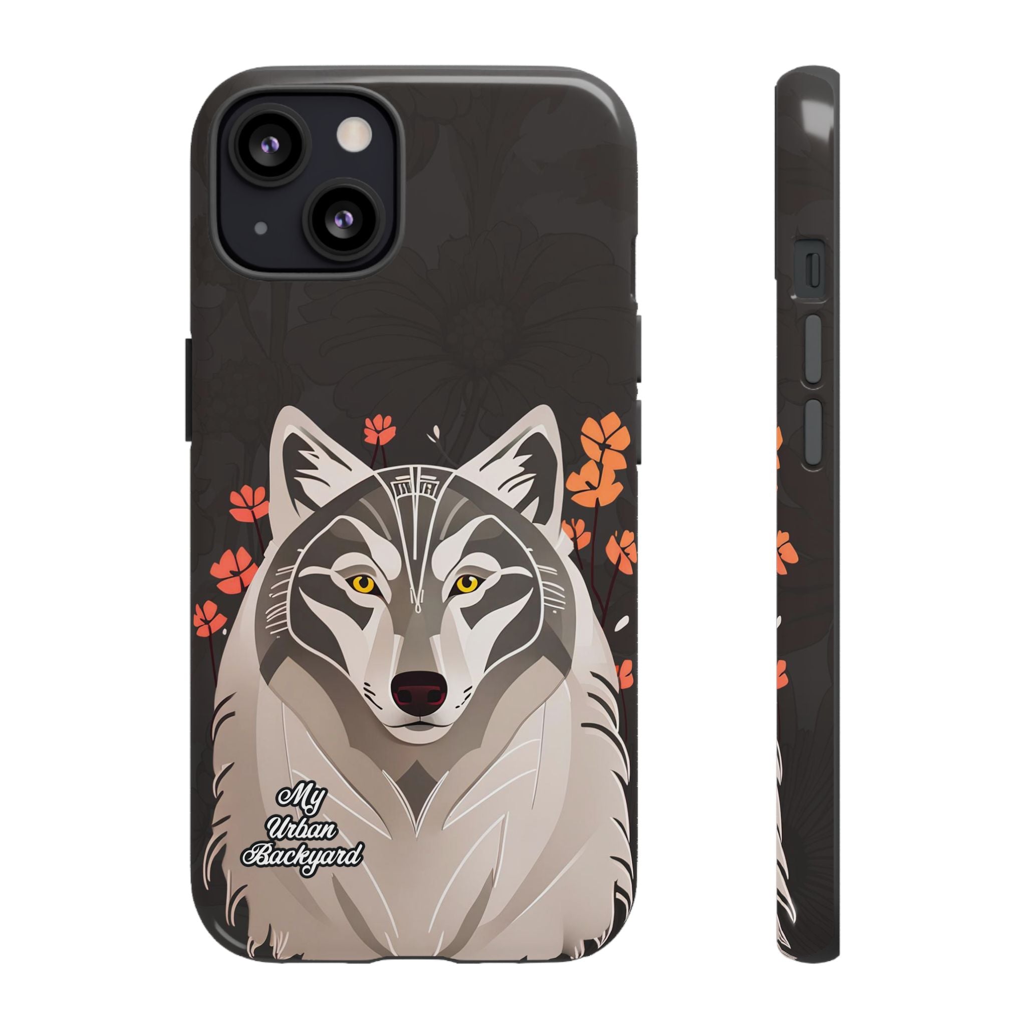 Art Deco Wolf, Cell Phone Case - Apple, Samsung, Google Pixel