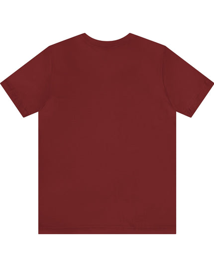 Red & White Flowers, Soft 100% Jersey Cotton T-Shirt, Unisex, Short Sleeve, Retail Fit