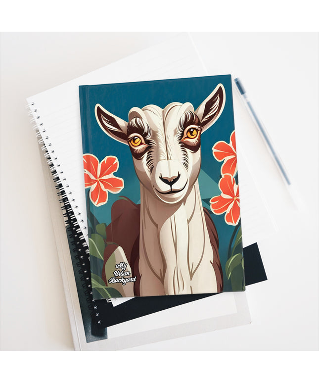 Goat in a Field, Hardcover Notebook Journal - Write in Style