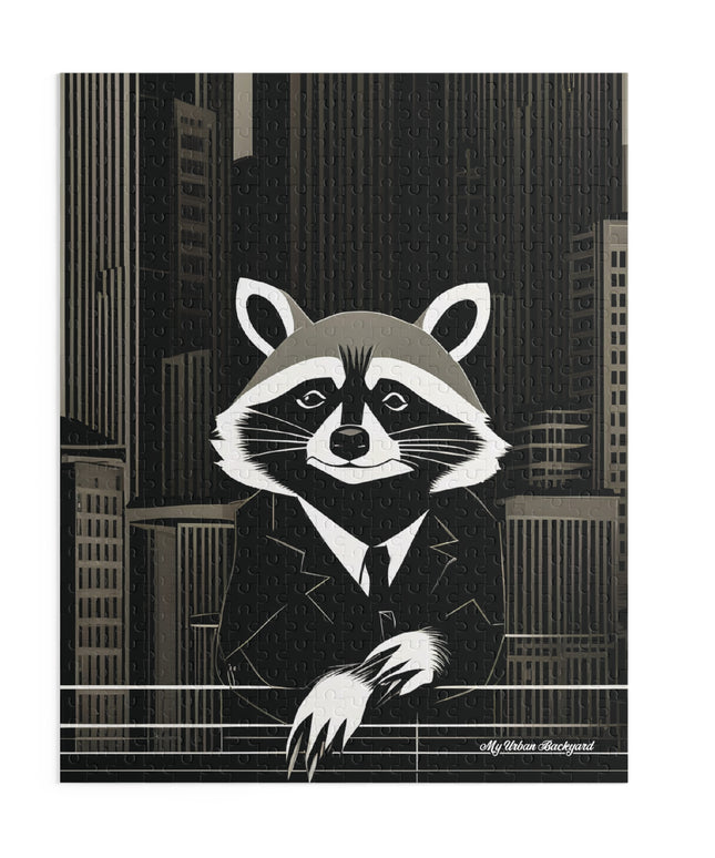 Oliver Nighteyes, Raccoon Jigsaw Puzzle, (120, 252, or 500-Piece)
