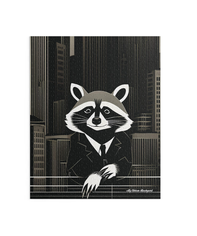 Oliver Nighteyes, Raccoon Jigsaw Puzzle, (120, 252, or 500-Piece)