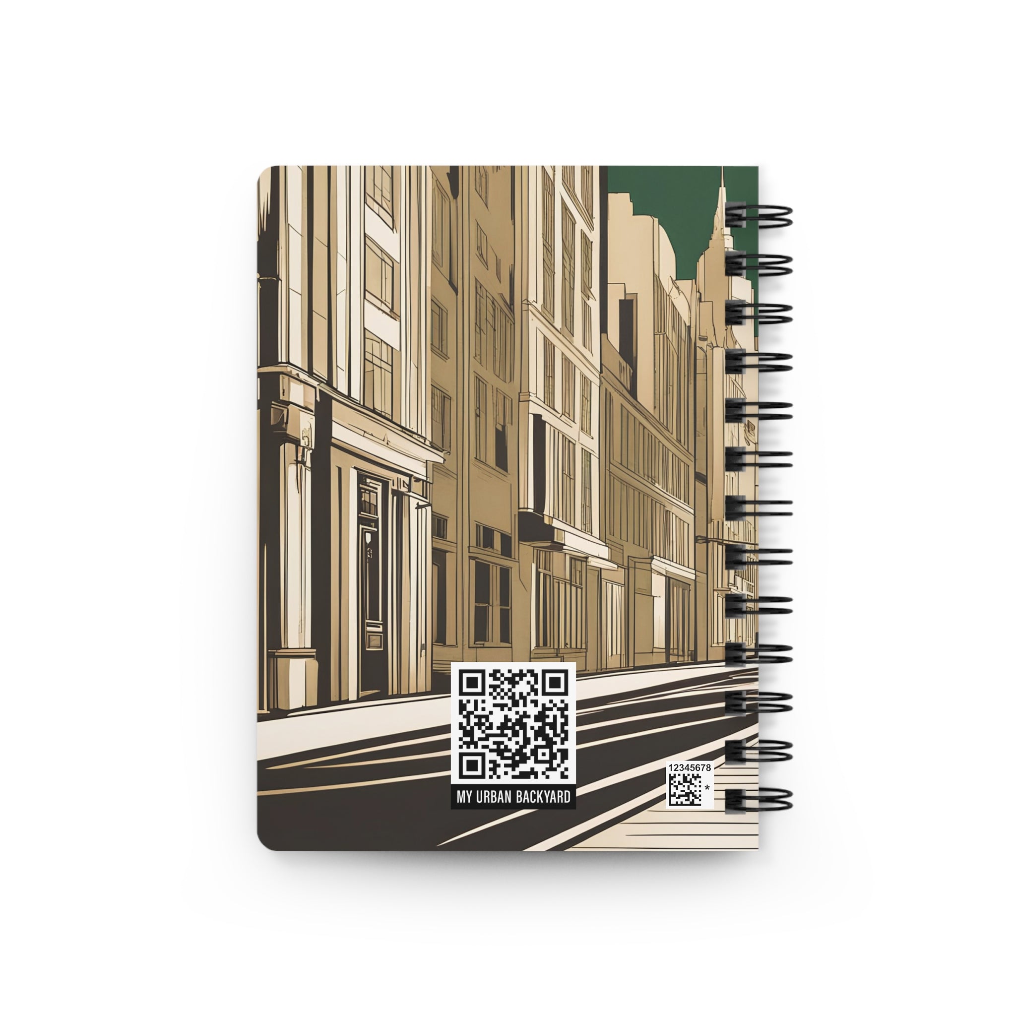 City Street Rabbit Spiral Journal