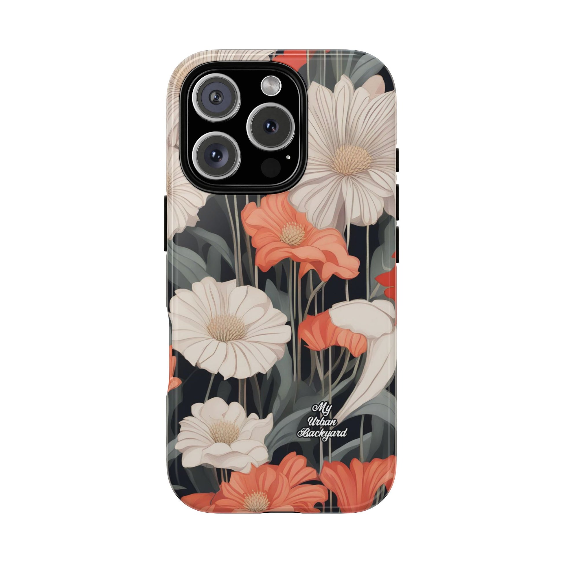 Art Deco Flowers, Cell Phone Case - Apple, Samsung, Google Pixel