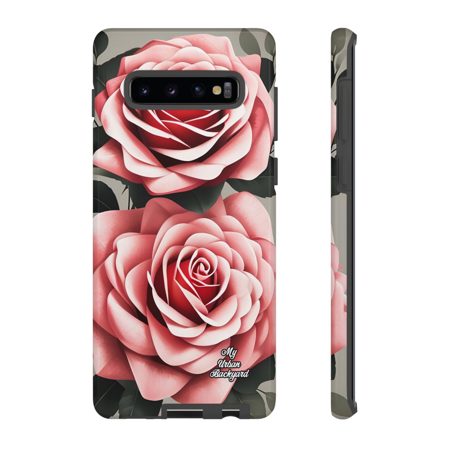 Pink Rose Flowers, Cell Phone Case - Apple, Samsung or Google Pixel