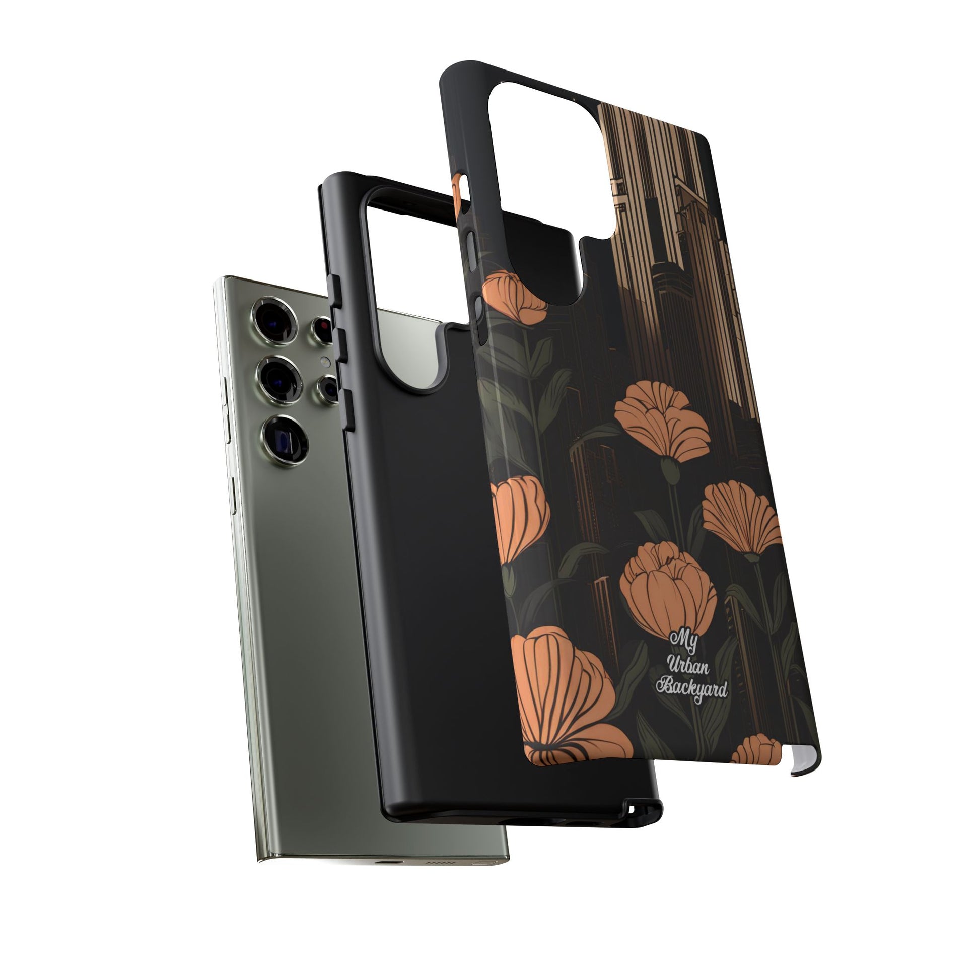 Urban Evening with Flowers, Cell Phone Case - Apple iPhone, Samsung Galaxy, Google Pixel