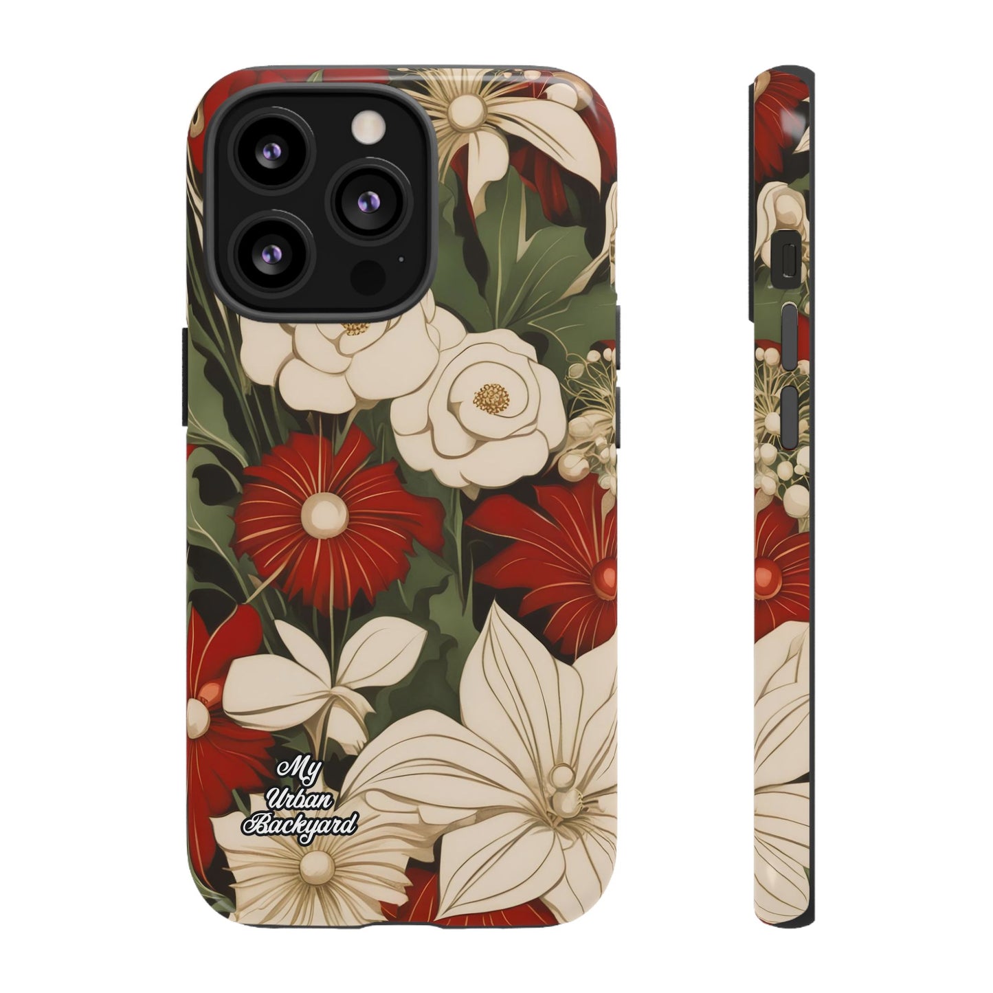 Holiday Flowers, Cell Phone Case - Apple, Samsung or Google Pixel