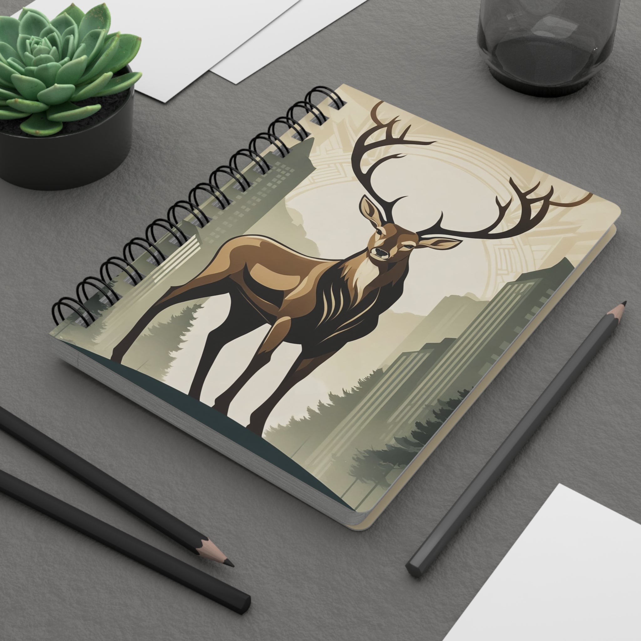 Urban Stag Spiral Journal