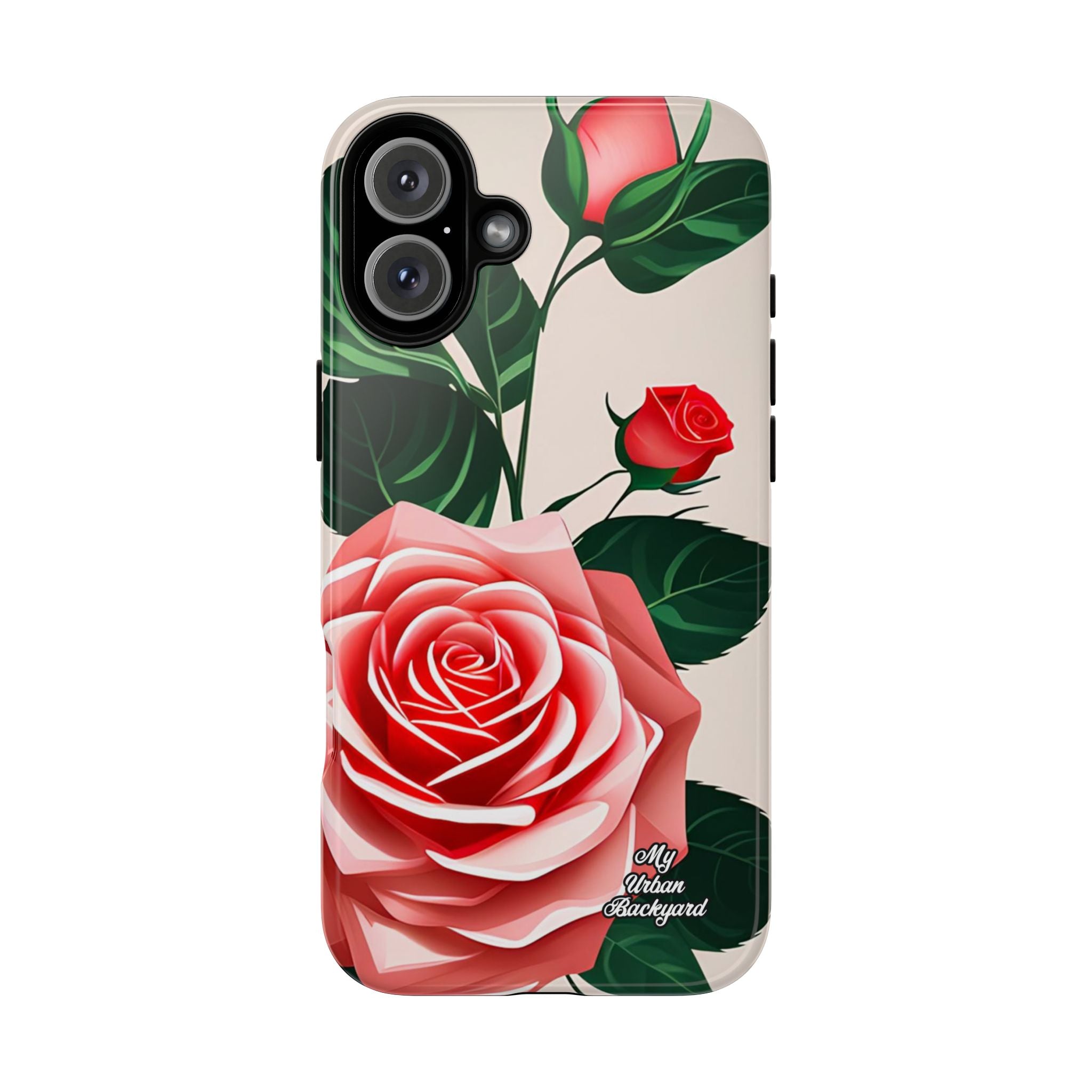 Pink Rose Flowers, Cell Phone Case - Apple, Samsung, Google Pixel