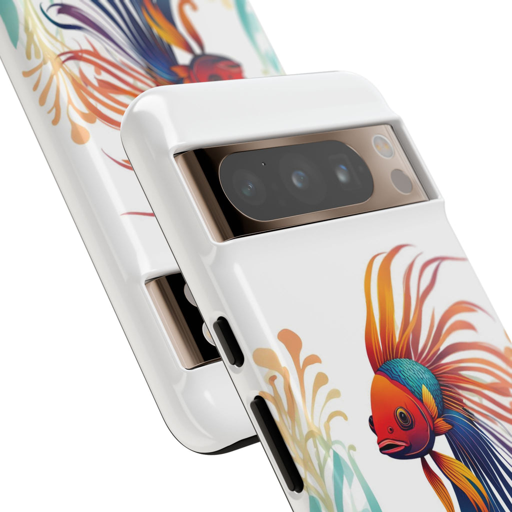 Colorful Betta Fish, Cell Phone Case - Apple, Samsung or Google Pixel