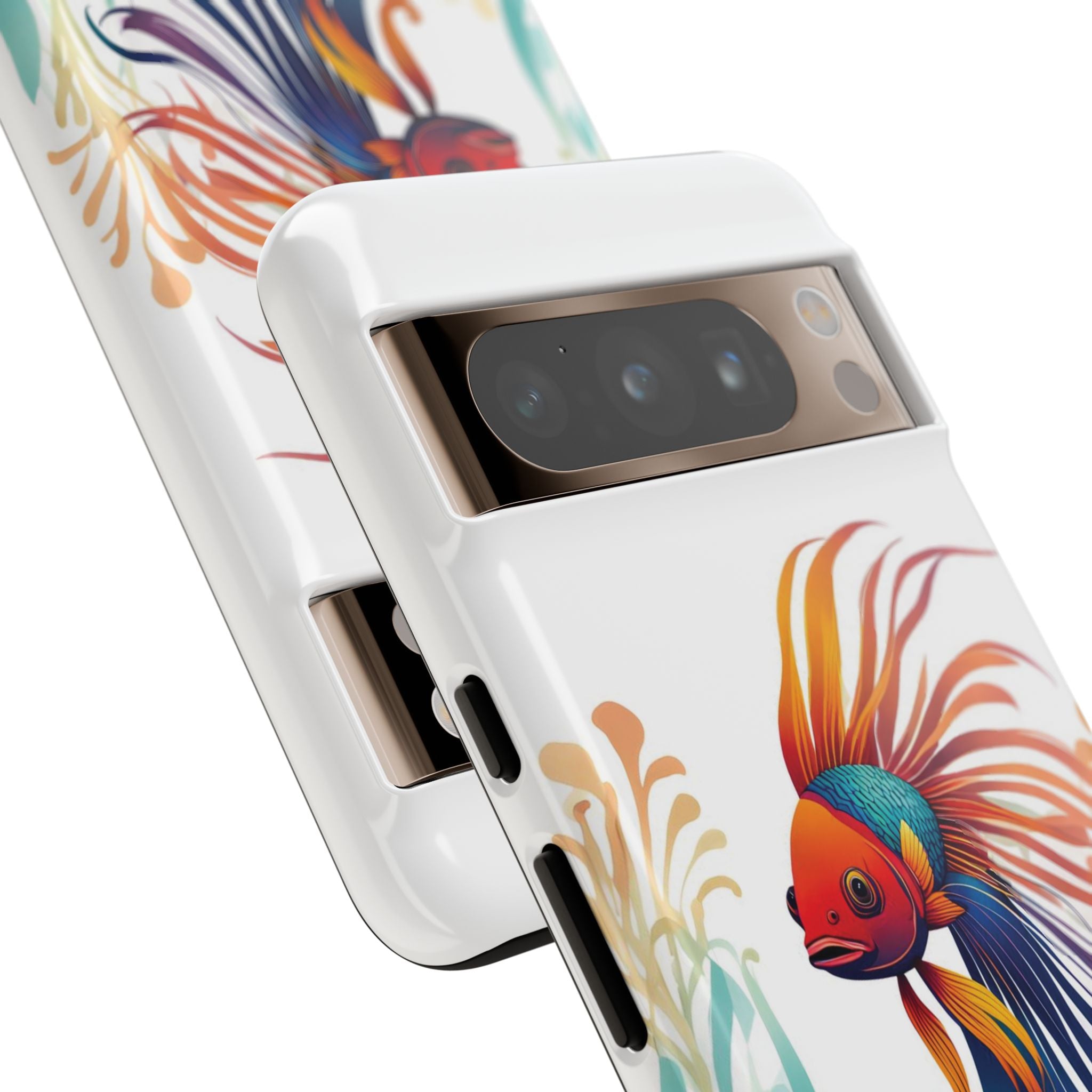 Colorful Betta Fish, Cell Phone Case - Apple, Samsung or Google Pixel