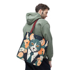 Simon Whiskerford, Cat Tote Bag with Cotton Handles For Everyday Use, 3 Sizes