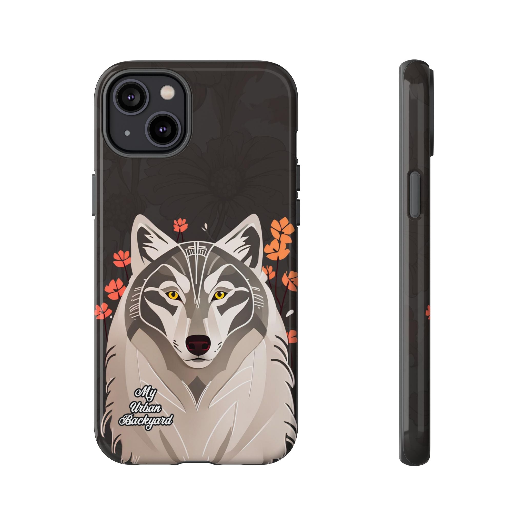 Art Deco Wolf, Cell Phone Case - Apple, Samsung, Google Pixel