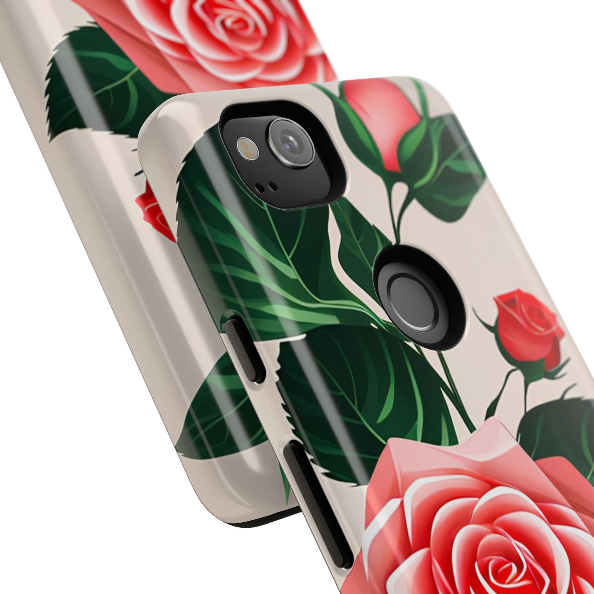 Pink Rose Flowers, Cell Phone Case - Apple, Samsung, Google Pixel
