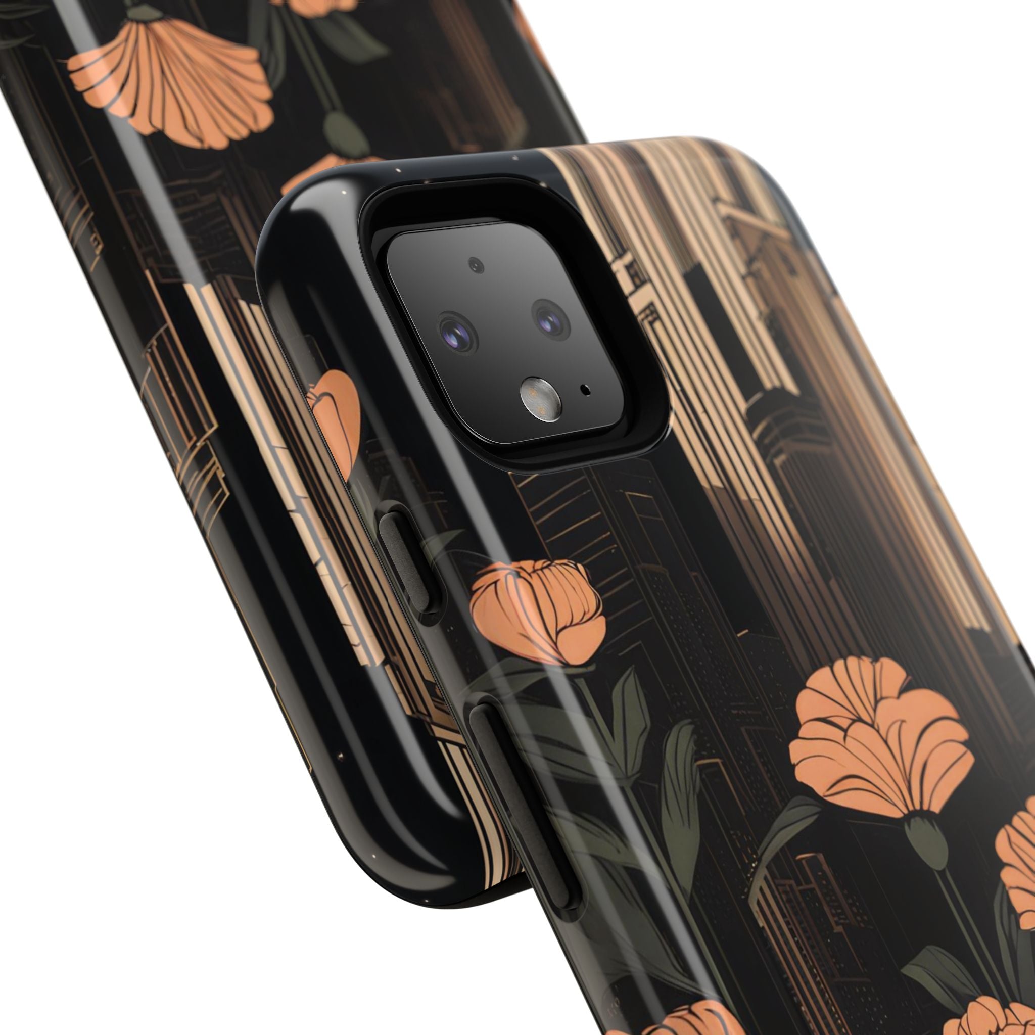 Urban Evening with Flowers, Cell Phone Case