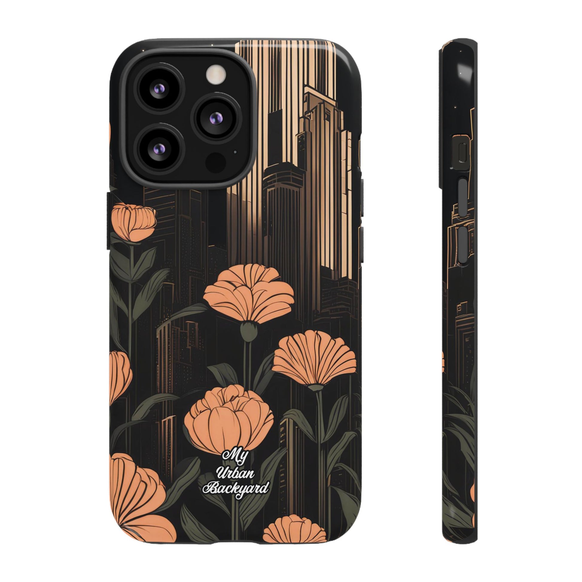 Urban Evening with Flowers, Cell Phone Case - Apple iPhone, Samsung Galaxy, Google Pixel