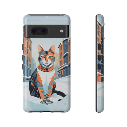 Claws Pawson in the Snow, Cell Phone Case - Apple, Samsung, or Google Pixel