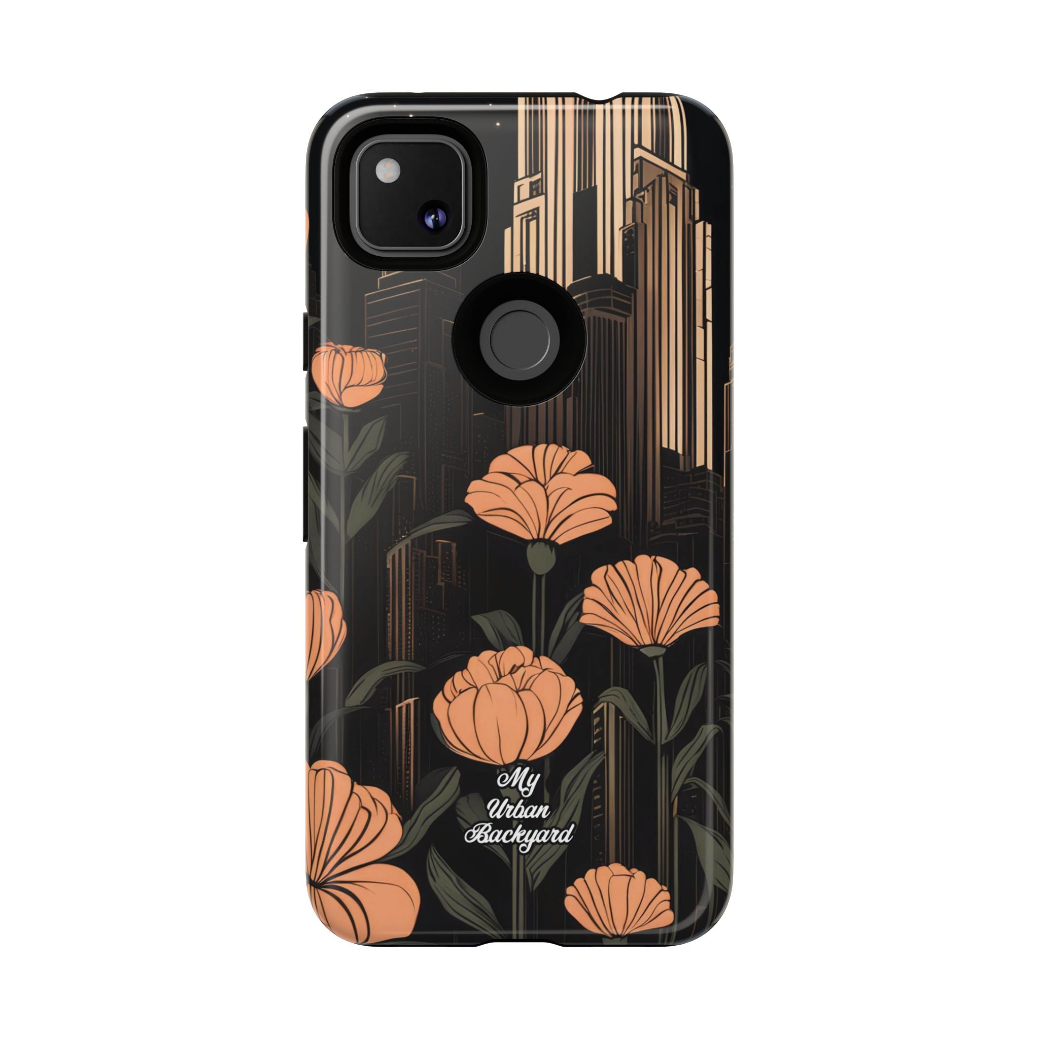 Urban Evening with Flowers, Cell Phone Case