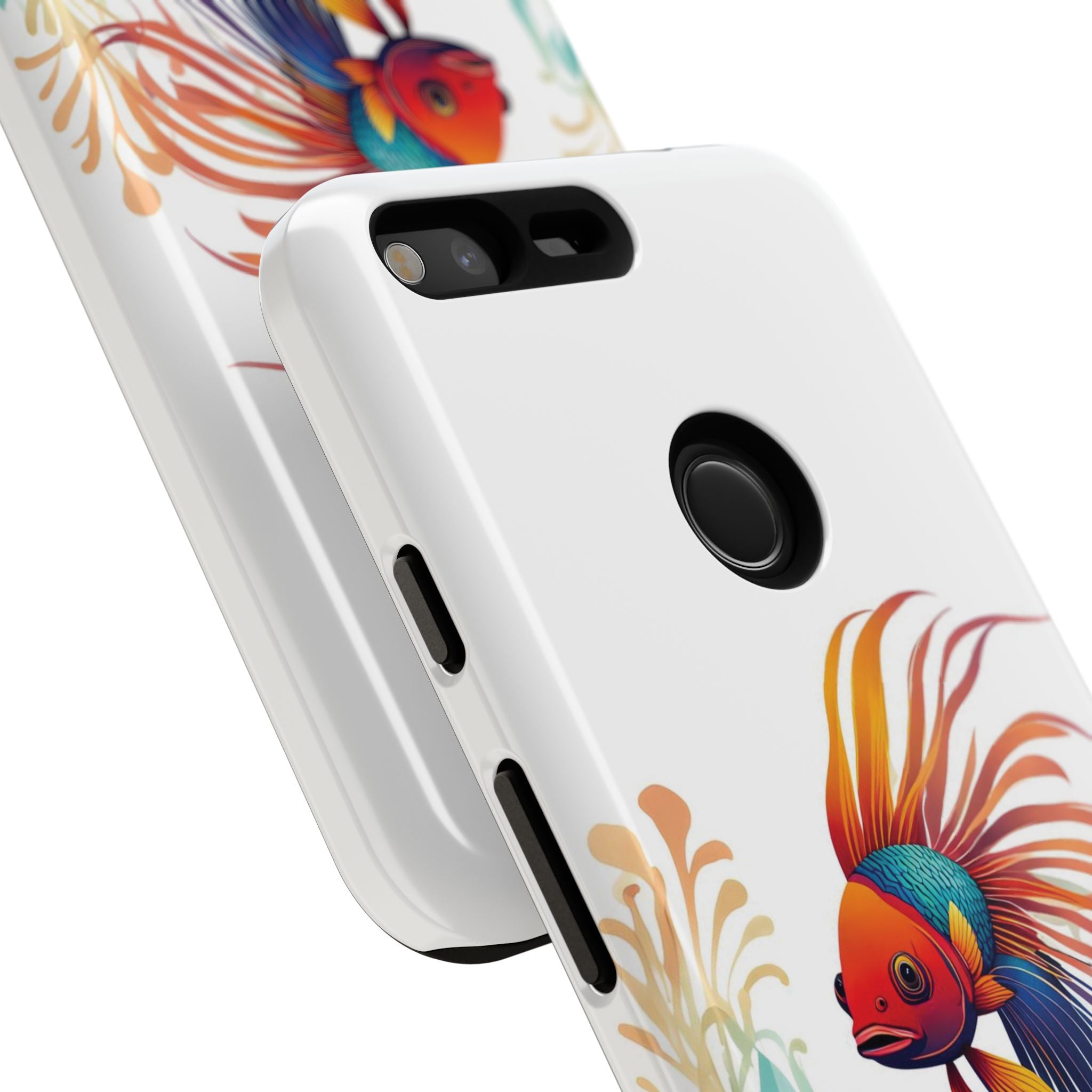 Colorful Betta Fish, Cell Phone Case - Apple, Samsung or Google Pixel