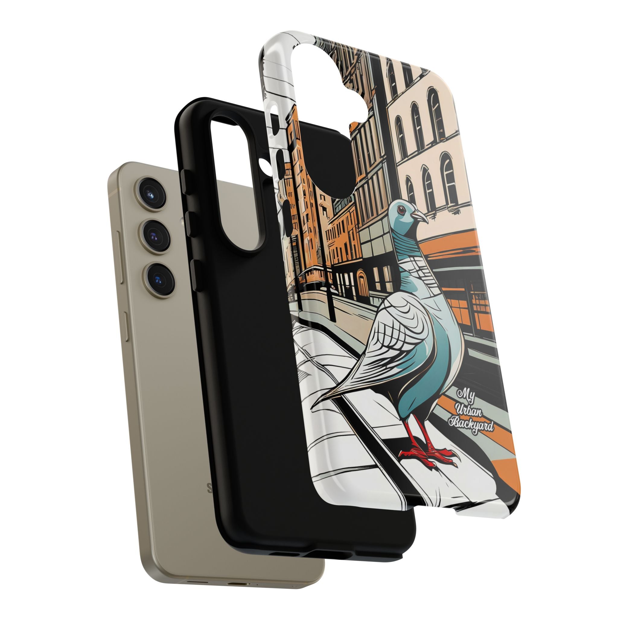 Pigeon on a City Street, Cell Phone Case - Apple, Samsung, Google Pixel