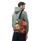 Holiday Flowers, Tote Bag with Cotton Handles