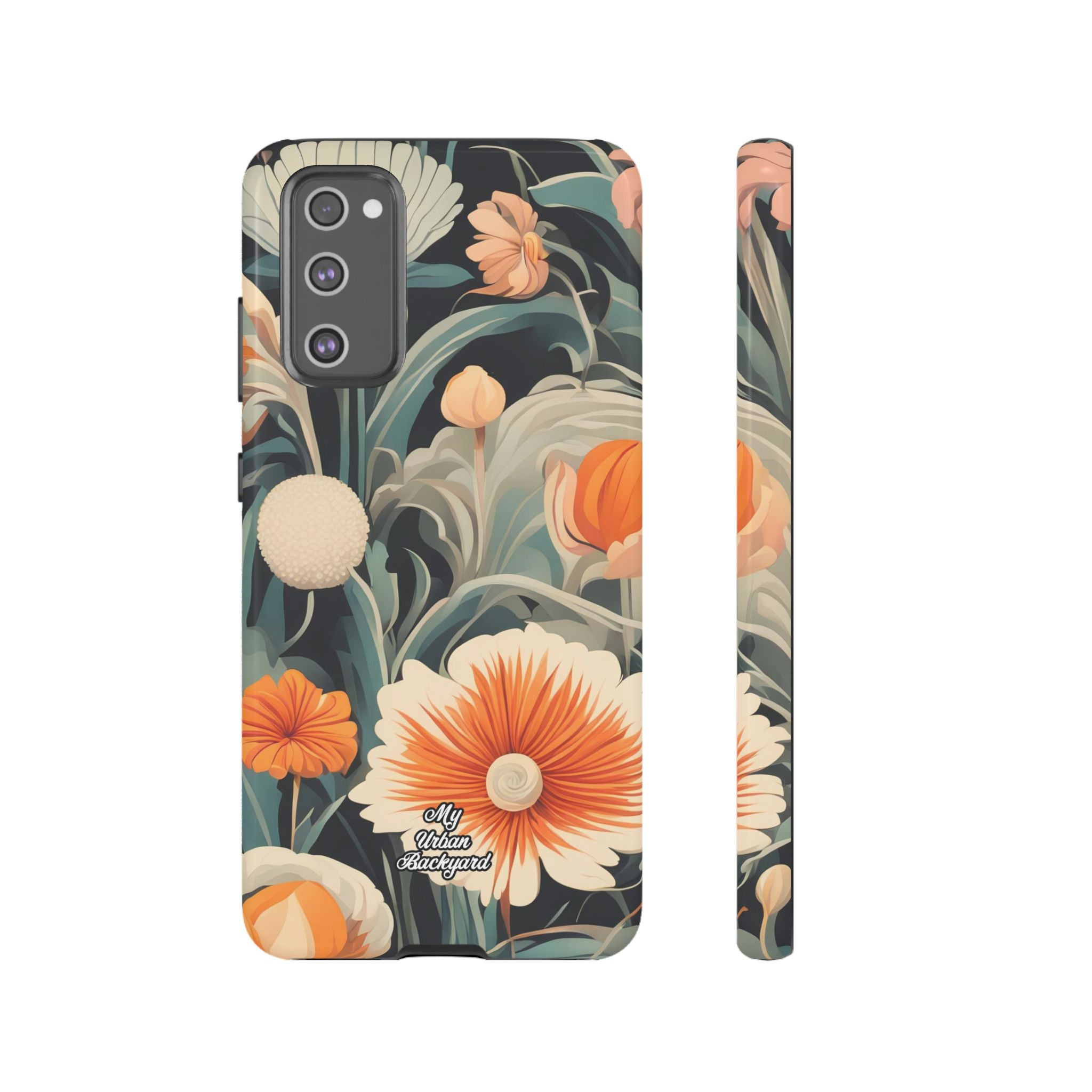 Orange and White Flowers, Cell Phone Case - Apple, Samsung, Google Pixel