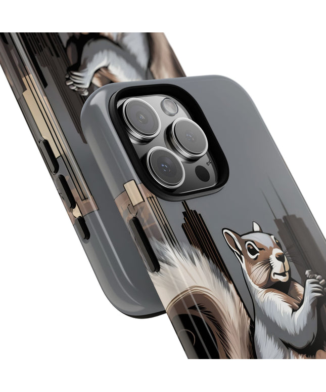 Urban Gray Squirrel, Cell Phone Case - Apple, Samsung, or Google Pixel