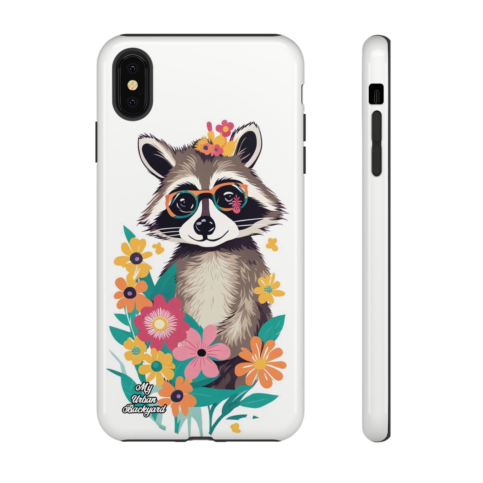 Raccoon with Glasses, Cell Phone Case - Apple, Samsung or Google Pixel