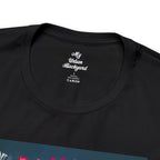 Coyote w Red Flowers, Soft 100% Jersey Cotton T-Shirt, Unisex, Short Sleeve, Retail Fit