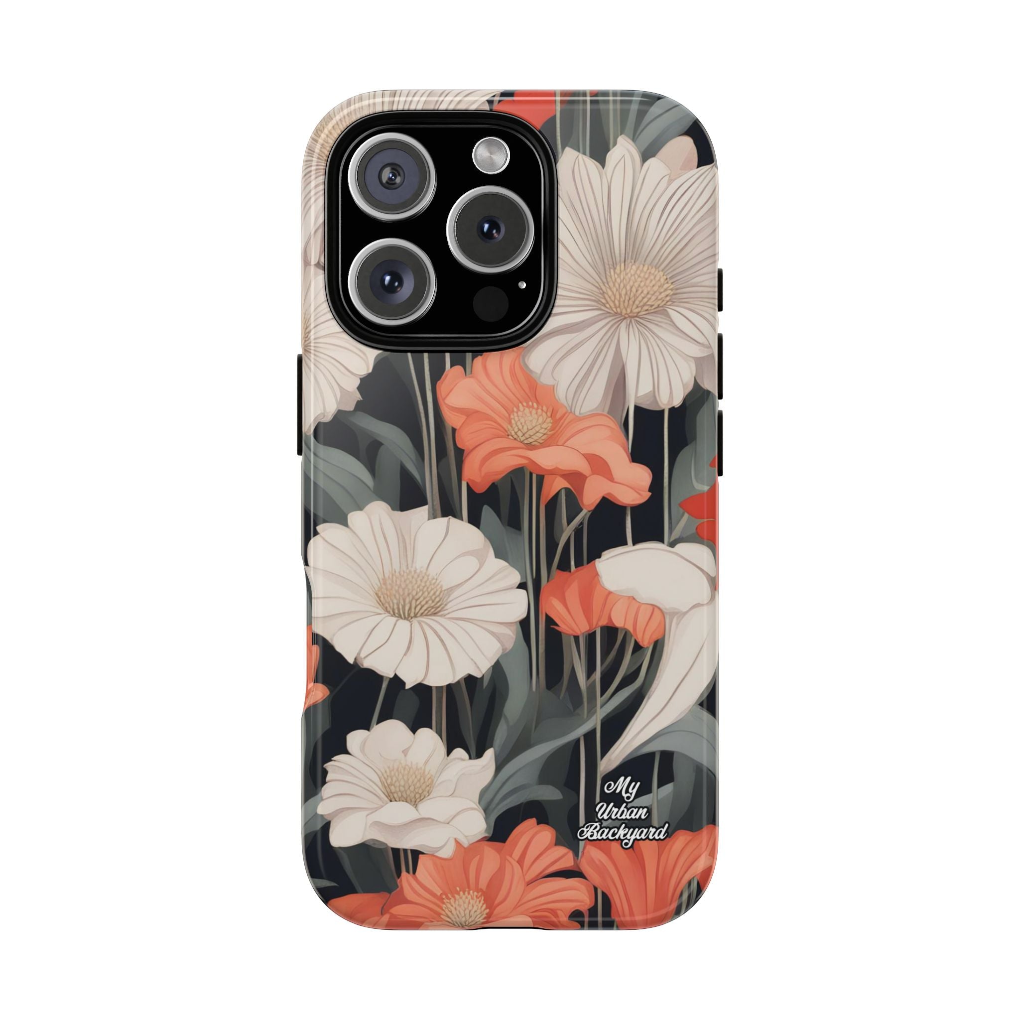 Art Deco Flowers, Cell Phone Case - Apple, Samsung, Google Pixel