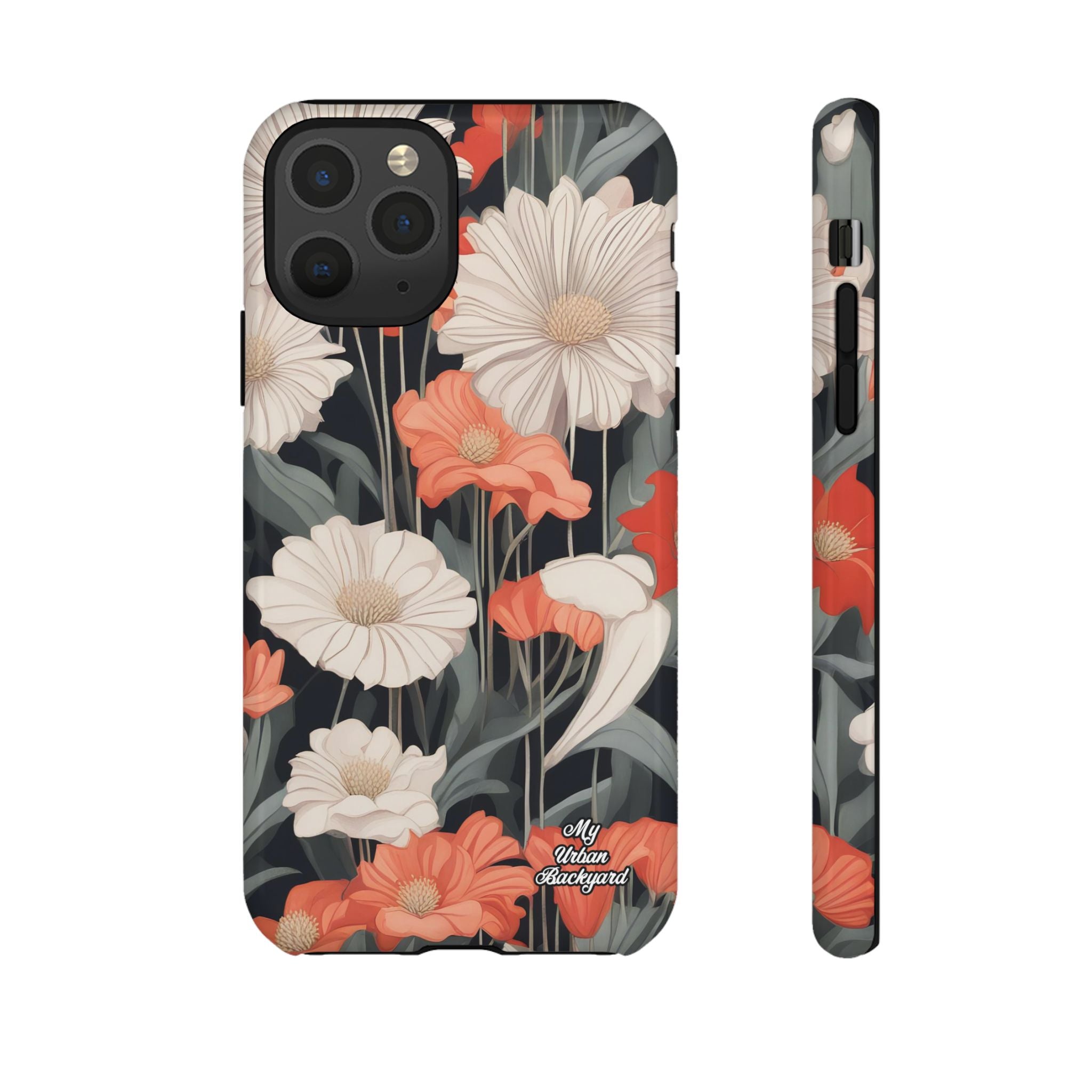 Art Deco Flowers, Cell Phone Case - Apple, Samsung, Google Pixel