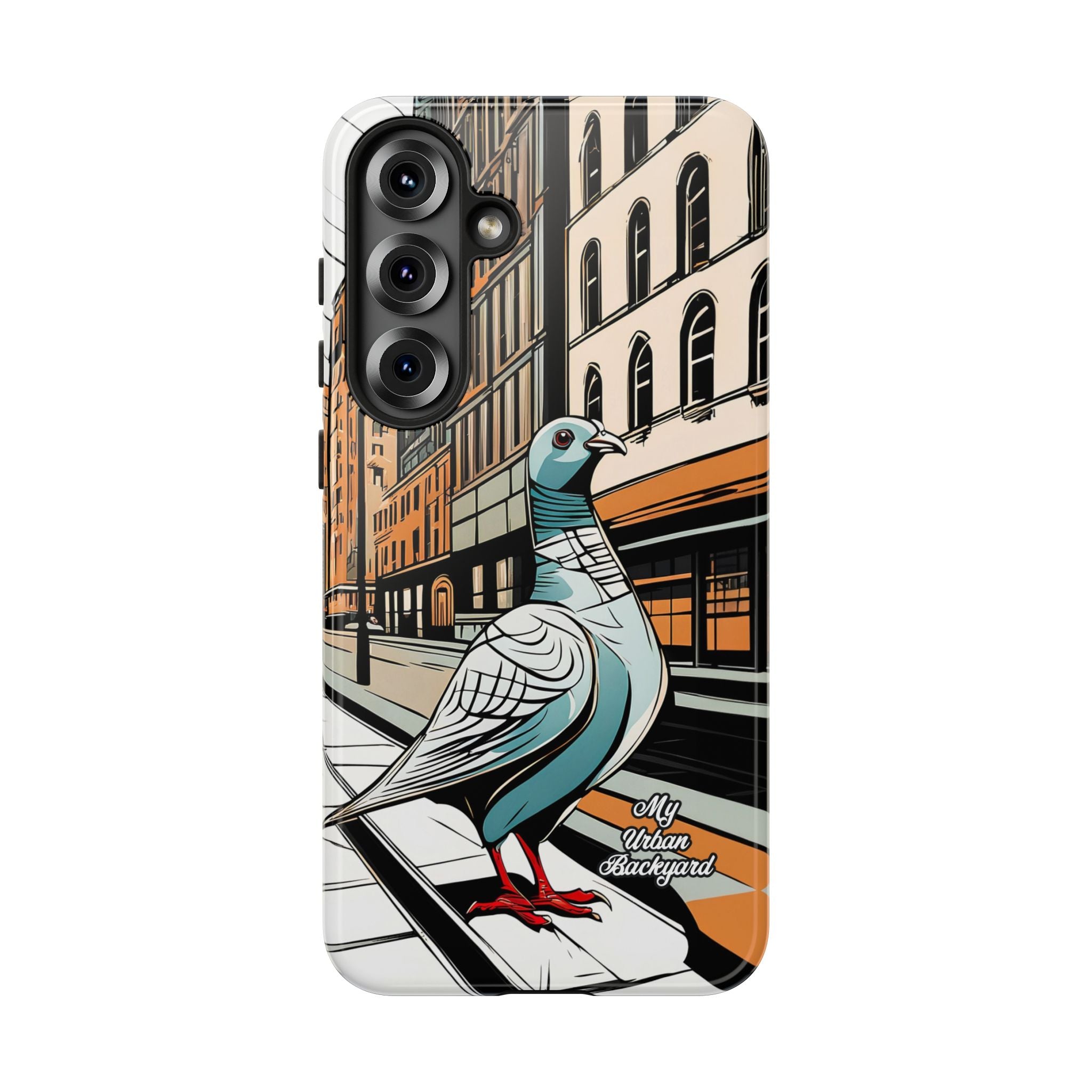 Pigeon on a City Street, Cell Phone Case - Apple, Samsung, Google Pixel