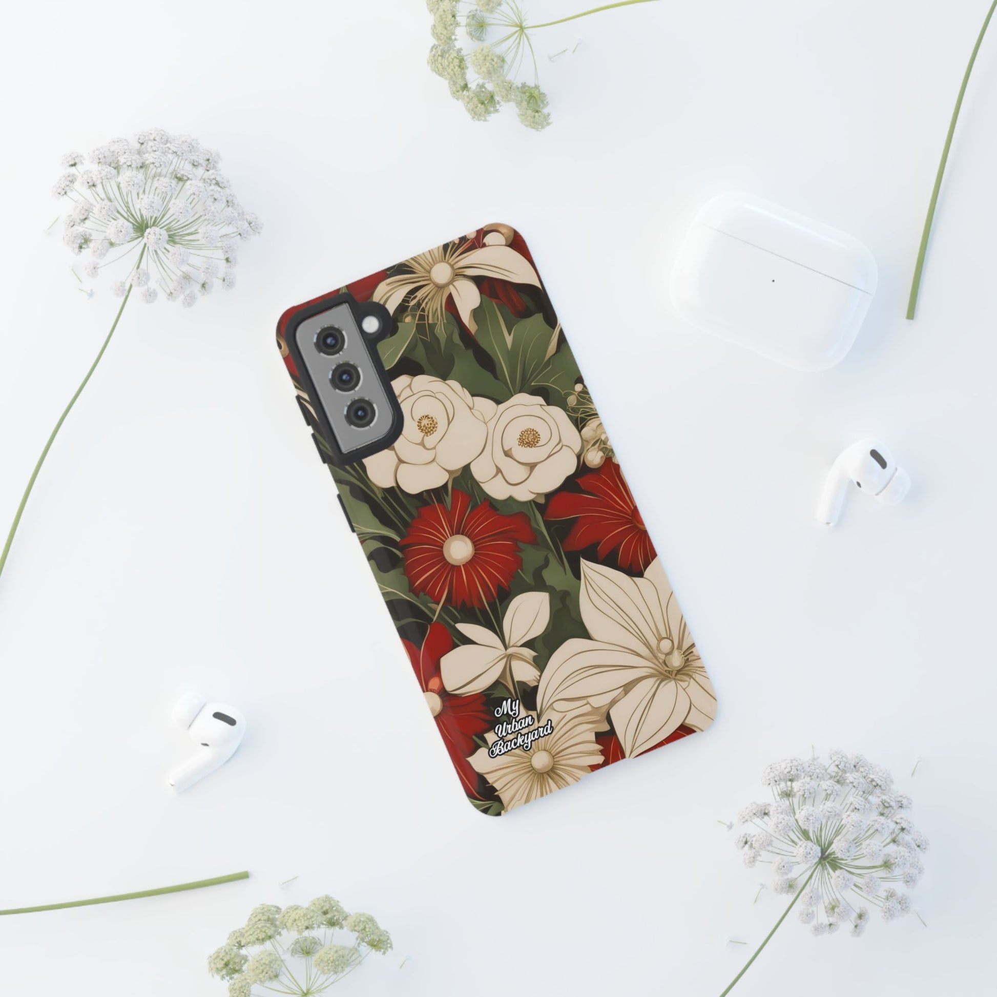 Holiday Flowers, Cell Phone Case - Apple, Samsung, Google Pixel