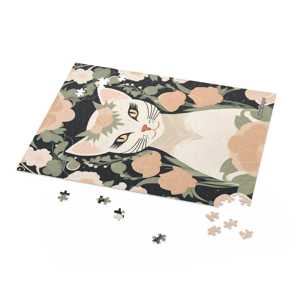 Genevieve Meowcroft, Cat Jigsaw Puzzle, (120, 252, or 500-Piece)