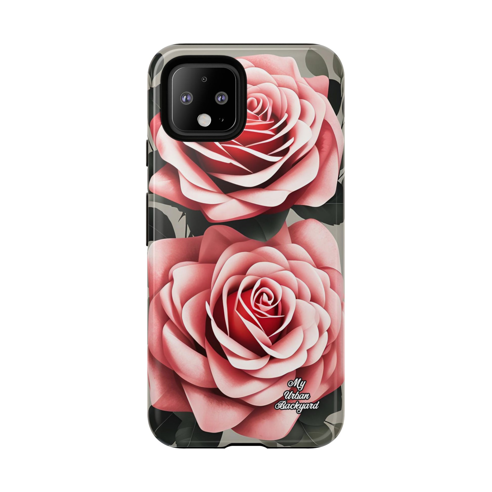 Pink Rose Flowers, Cell Phone Case - Apple, Samsung, Google Pixel